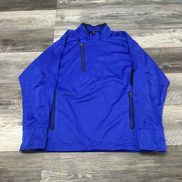 Zero Restriction Tour Series‎ Royal Blue L Avalon Estate Performance Jacket Golf - Picture 1 of 9
